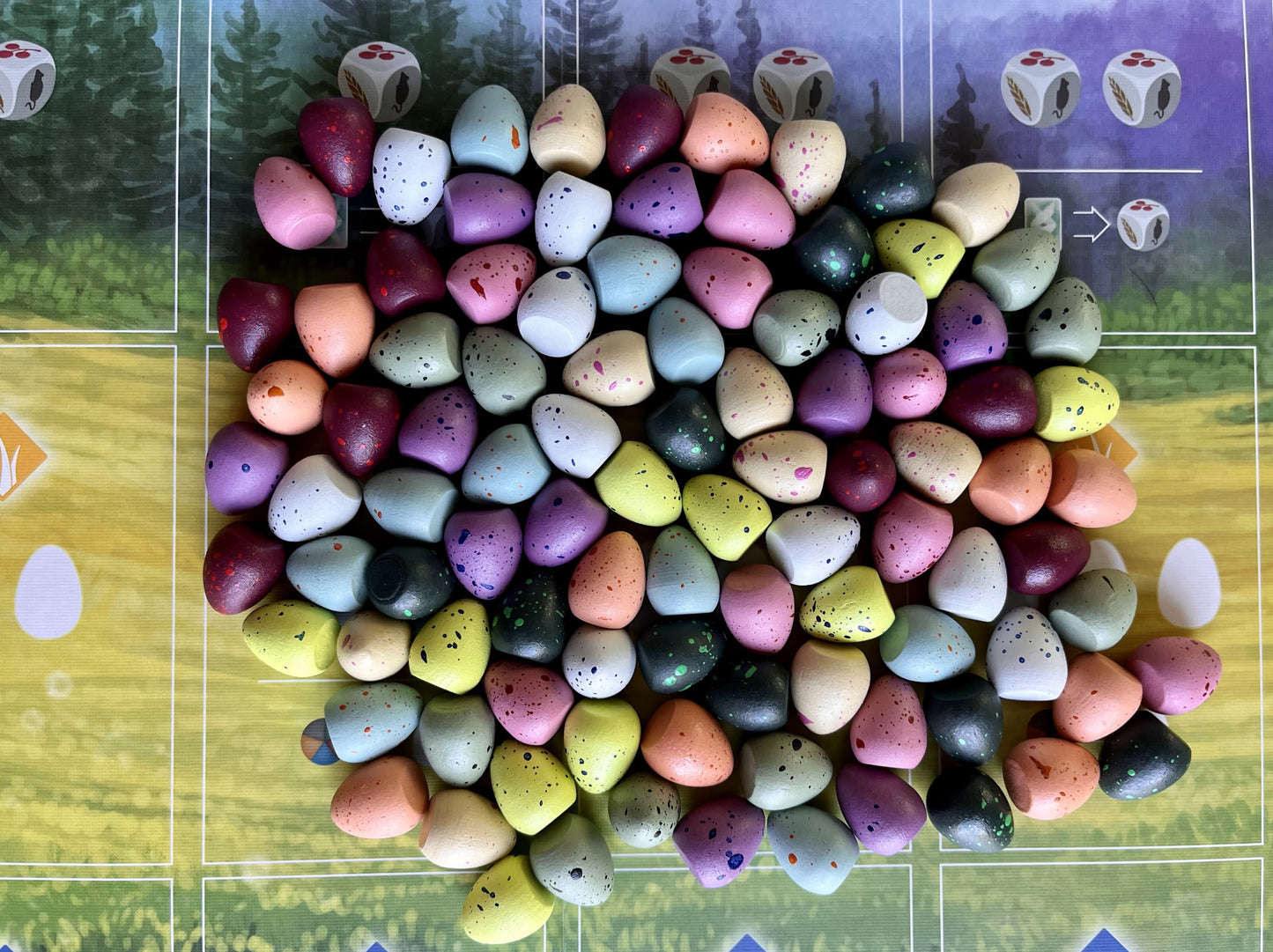 100 Speckled Eggs for Wingspan