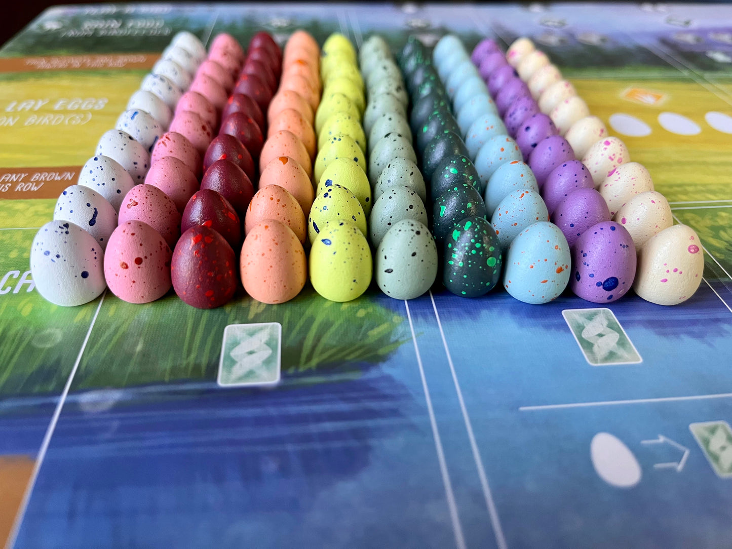 100 Speckled Eggs for Wingspan