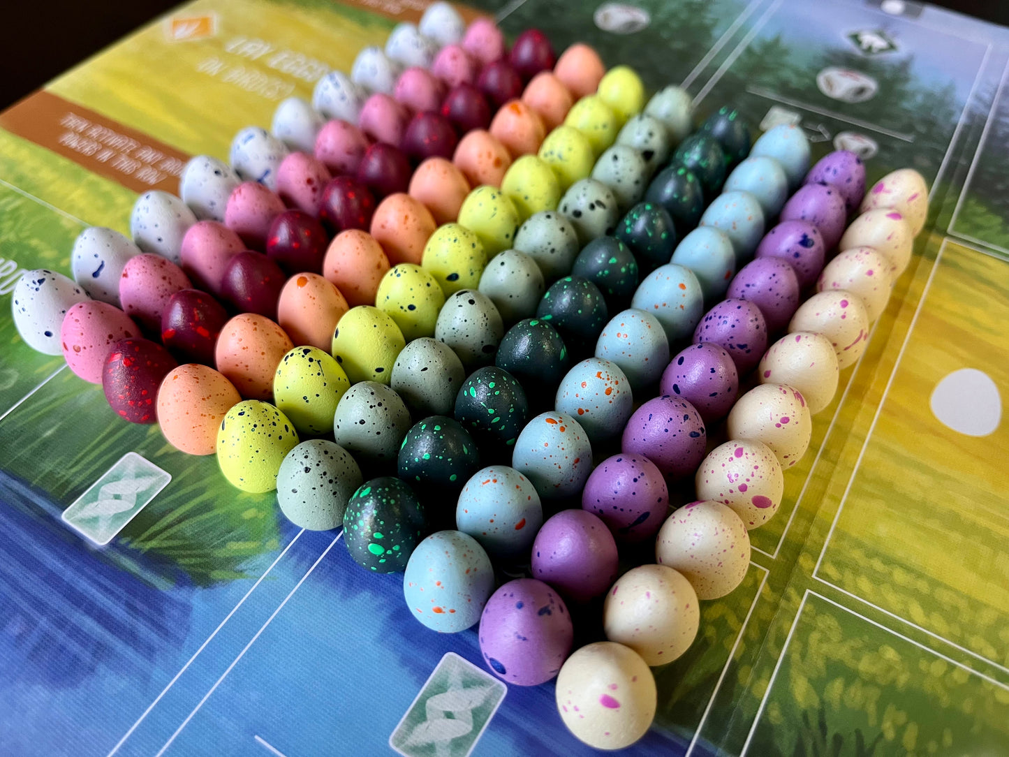 100 Speckled Eggs for Wingspan