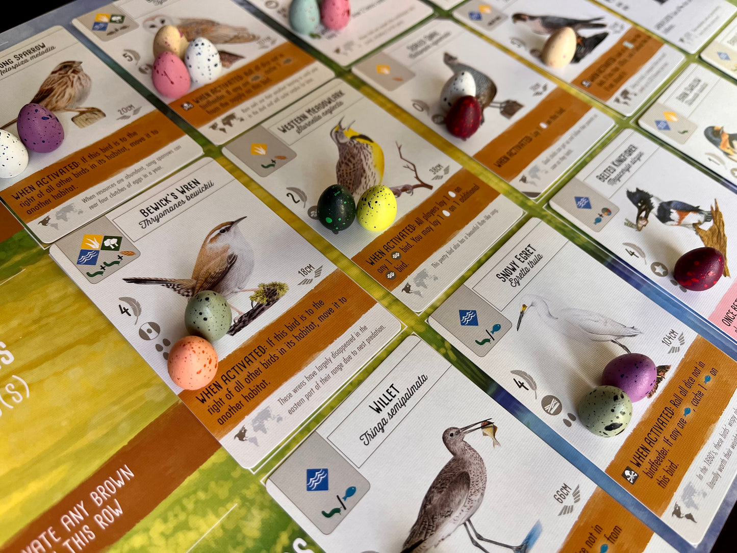 100 Speckled Eggs for Wingspan