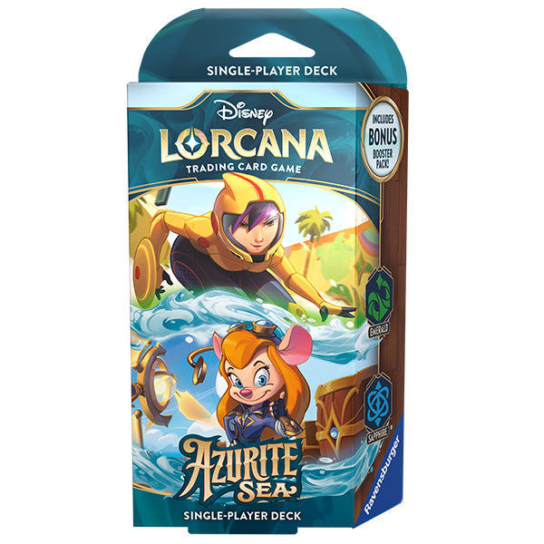 Disney Lorcana: Azurite Sea Starter Deck (Jim Hawkins / Tigger)