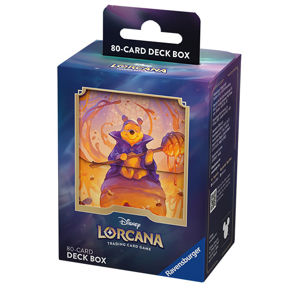 Disney Lorcana Deck Box: Azurite Sea - Pooh, Hunny Wizard