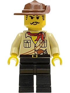 adv010   Minifigure   Johnny Thunder (Desert)