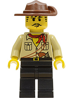 adv051 Johnny Thunder in Desert Outfit with Cleft Chin (Orient Expedition)