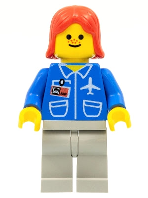 LEGO® Minifigure Classic Town Airport Worker (air016) - USED