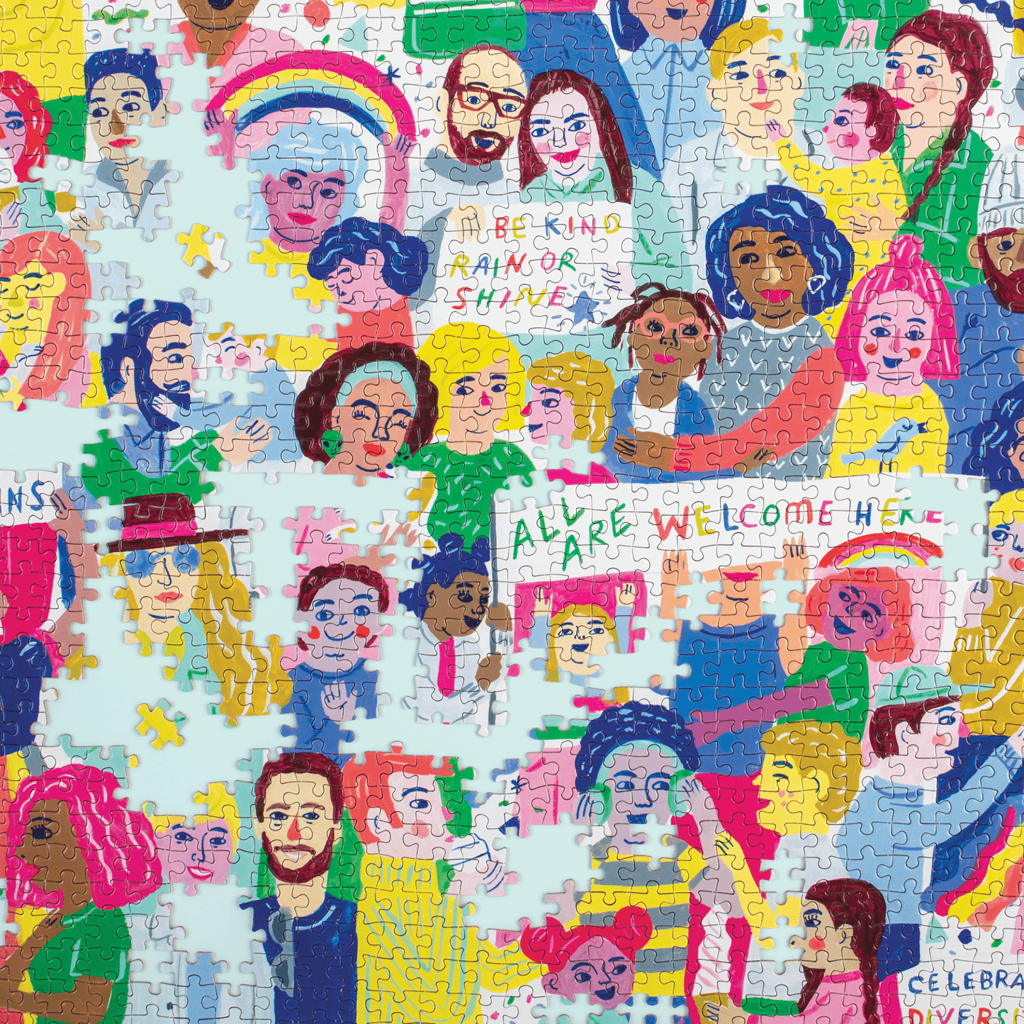 All Are Welcome Here! 1000 Piece Family Puzzle