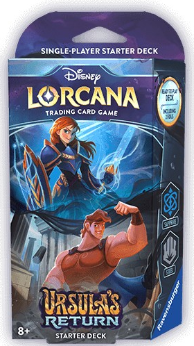 Disney Lorcana: Ursula's Return Starter Deck (Anna / Hercules)