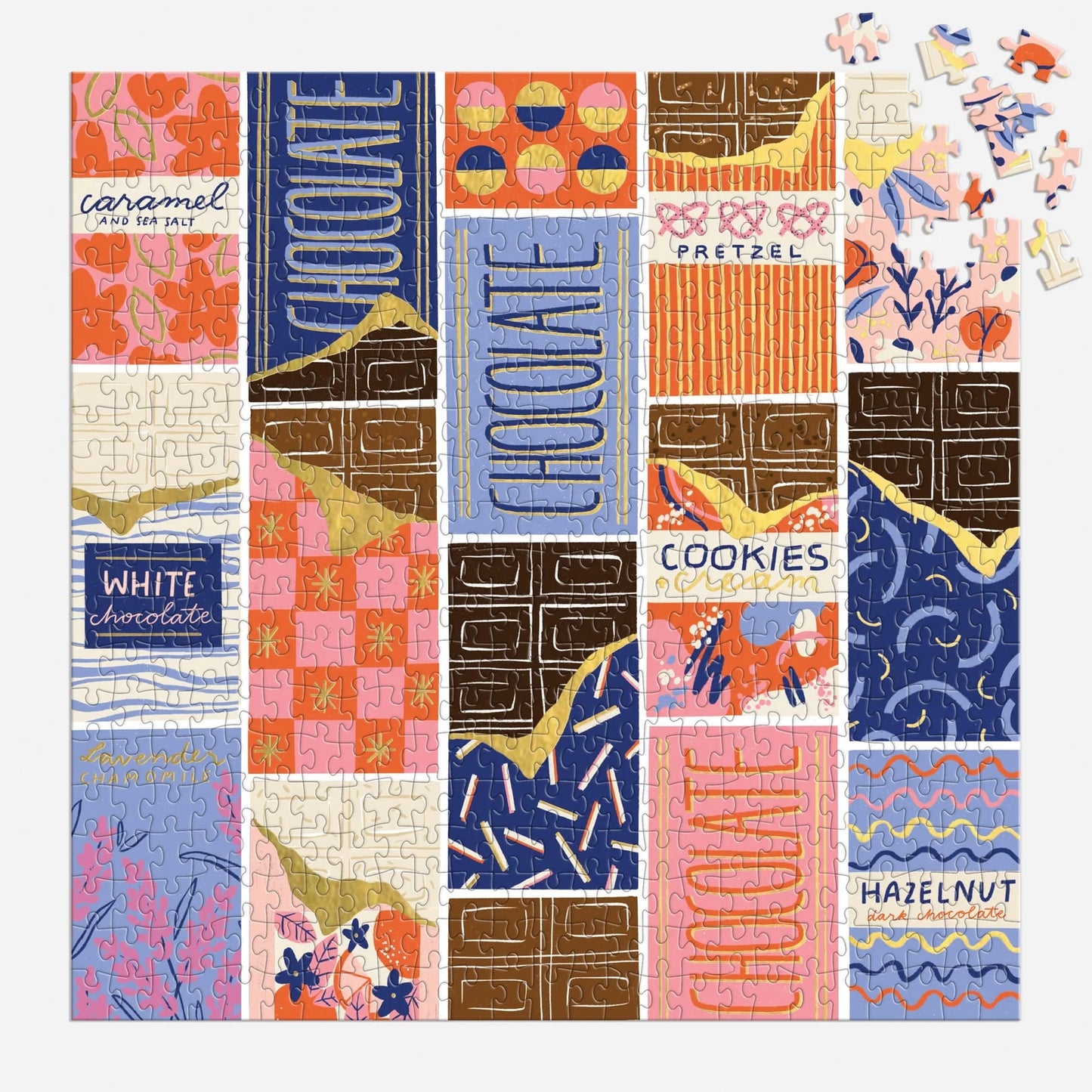 At the Chocolate Bar 500 Piece Foil Puzzle