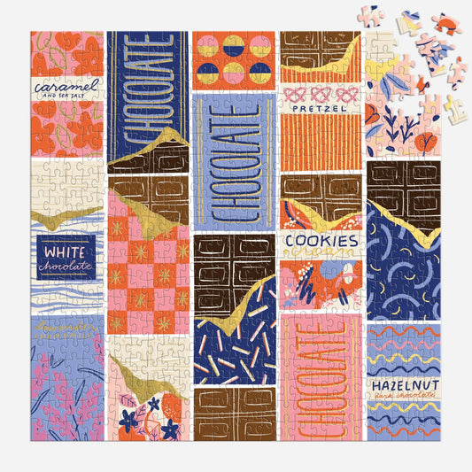 At the Chocolate Bar 500 Piece Foil Puzzle