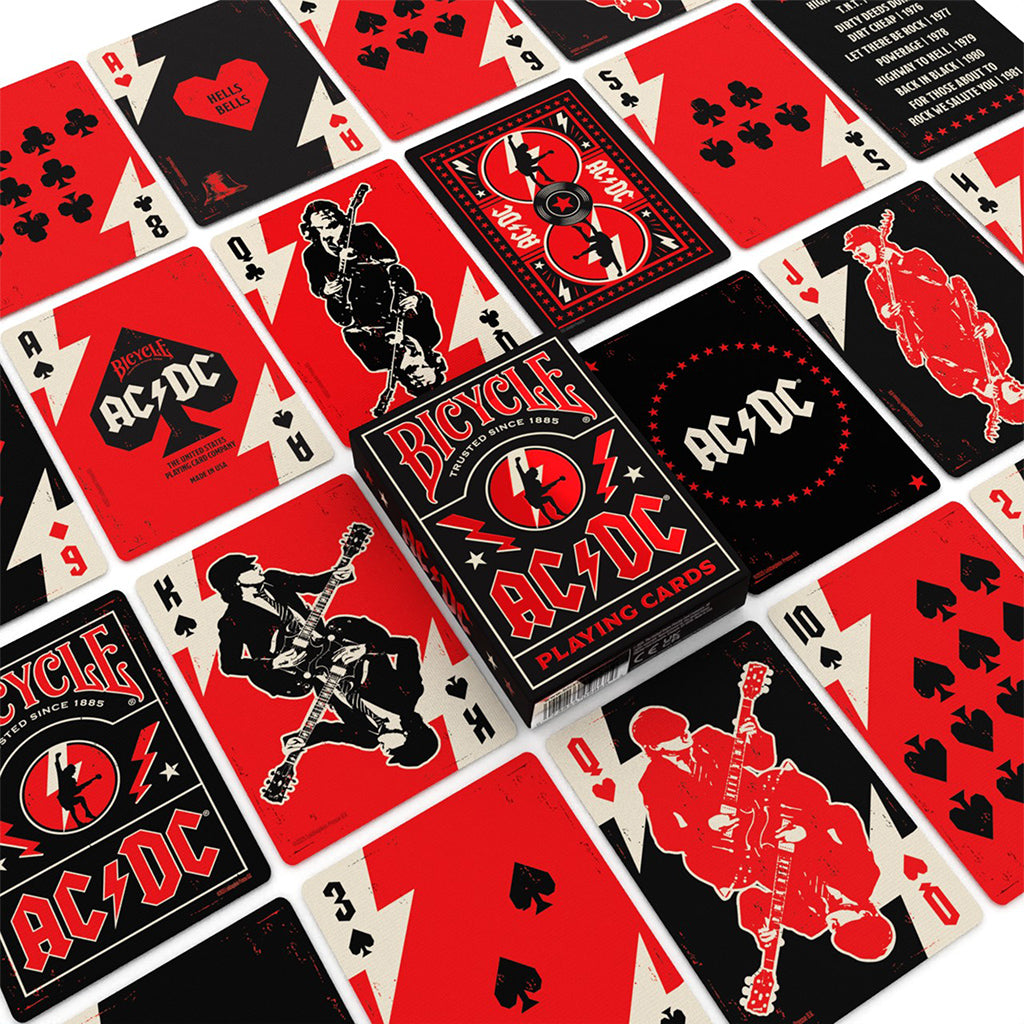 Bicycle AC/DC Playing Cards – The Pieceful Project
