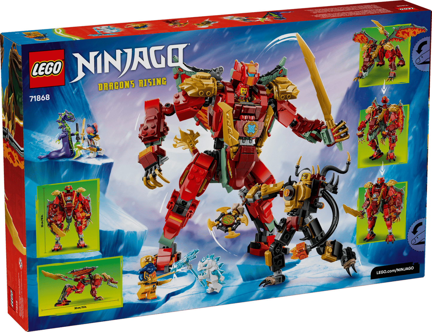 LEGO® Ninjago® Wyldfyre's Transforming Dragon Mech 71868