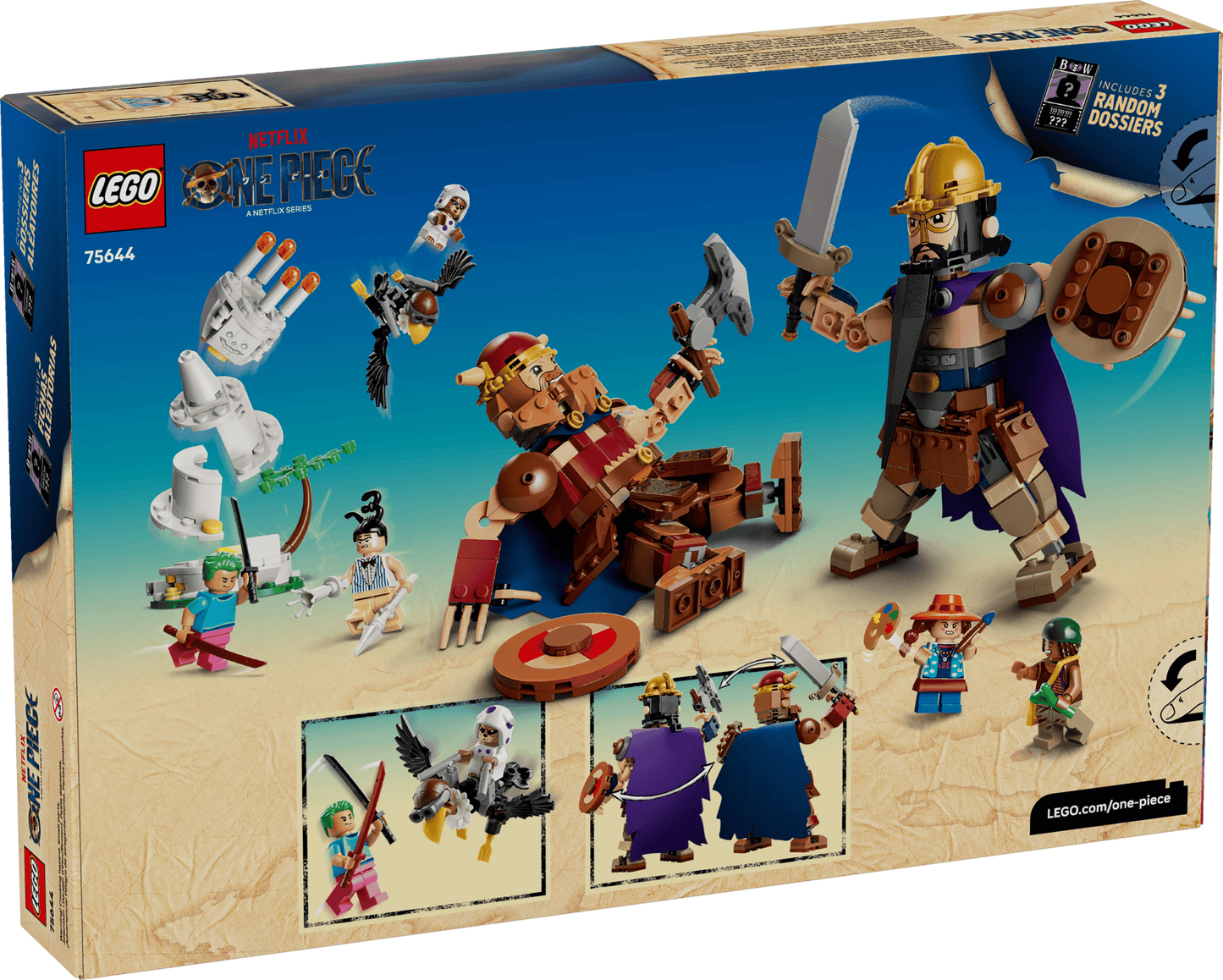 LEGO® ONE PIECE Dorry vs. Brogy - Giants of Little Garden 75644