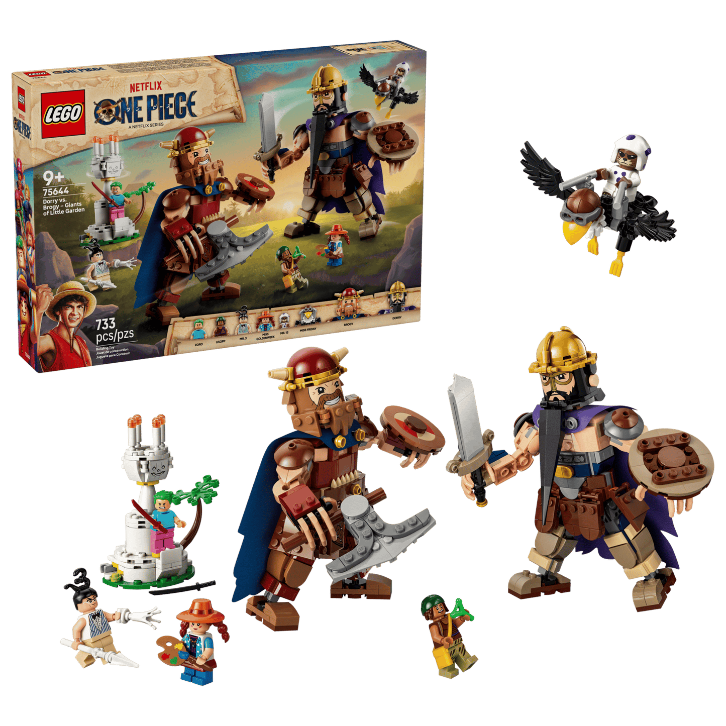 LEGO® ONE PIECE Dorry vs. Brogy - Giants of Little Garden 75644
