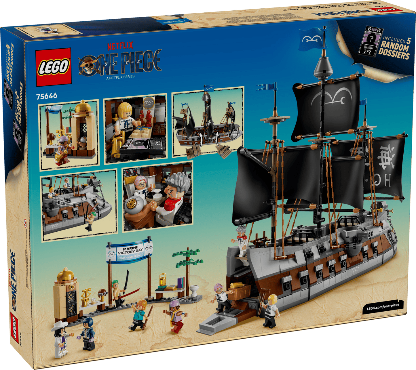 LEGO® ONE PIECE Garp's Marine Battleship 75646
