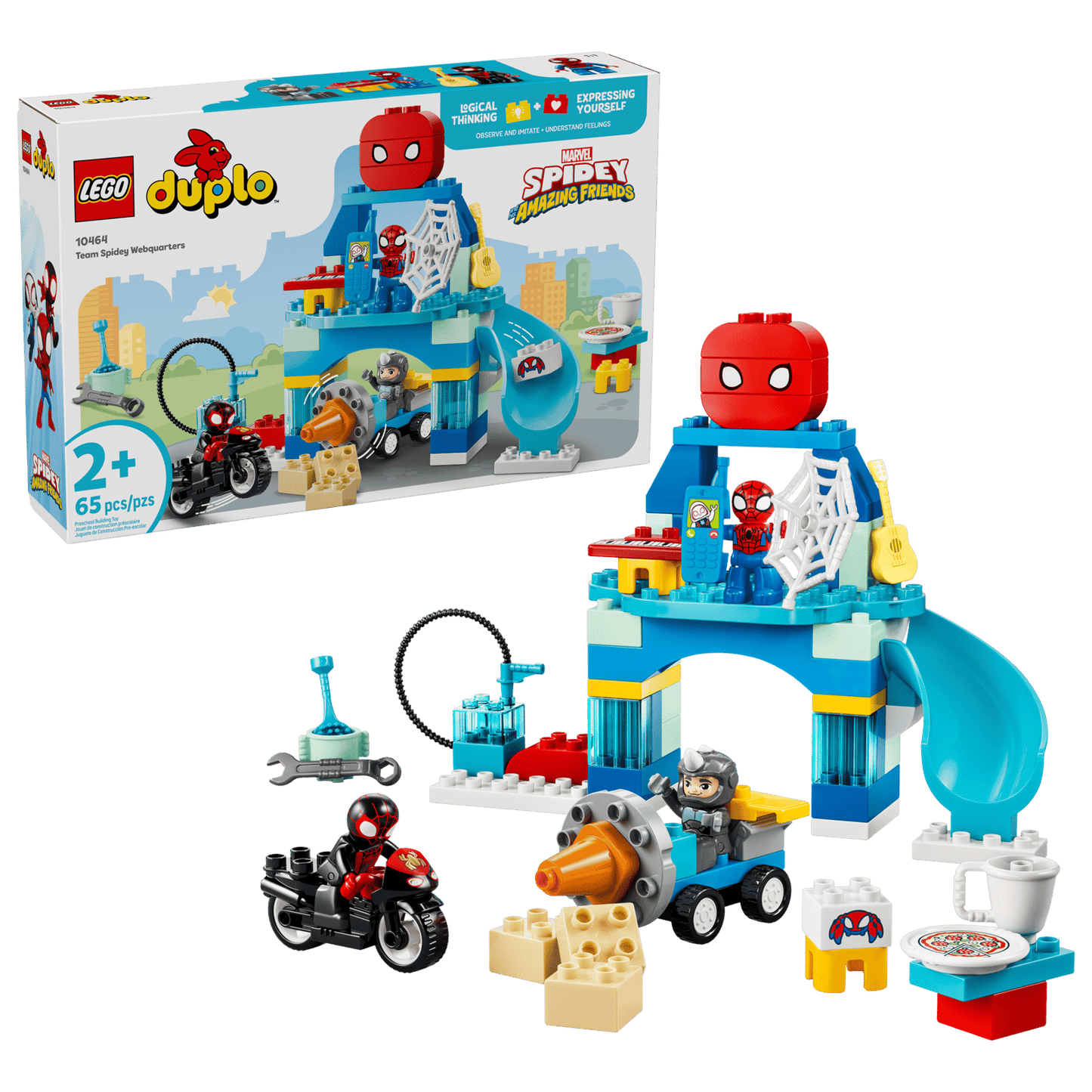 LEGO® DUPLO® Disney™ Team Spidey Webquarters 10464