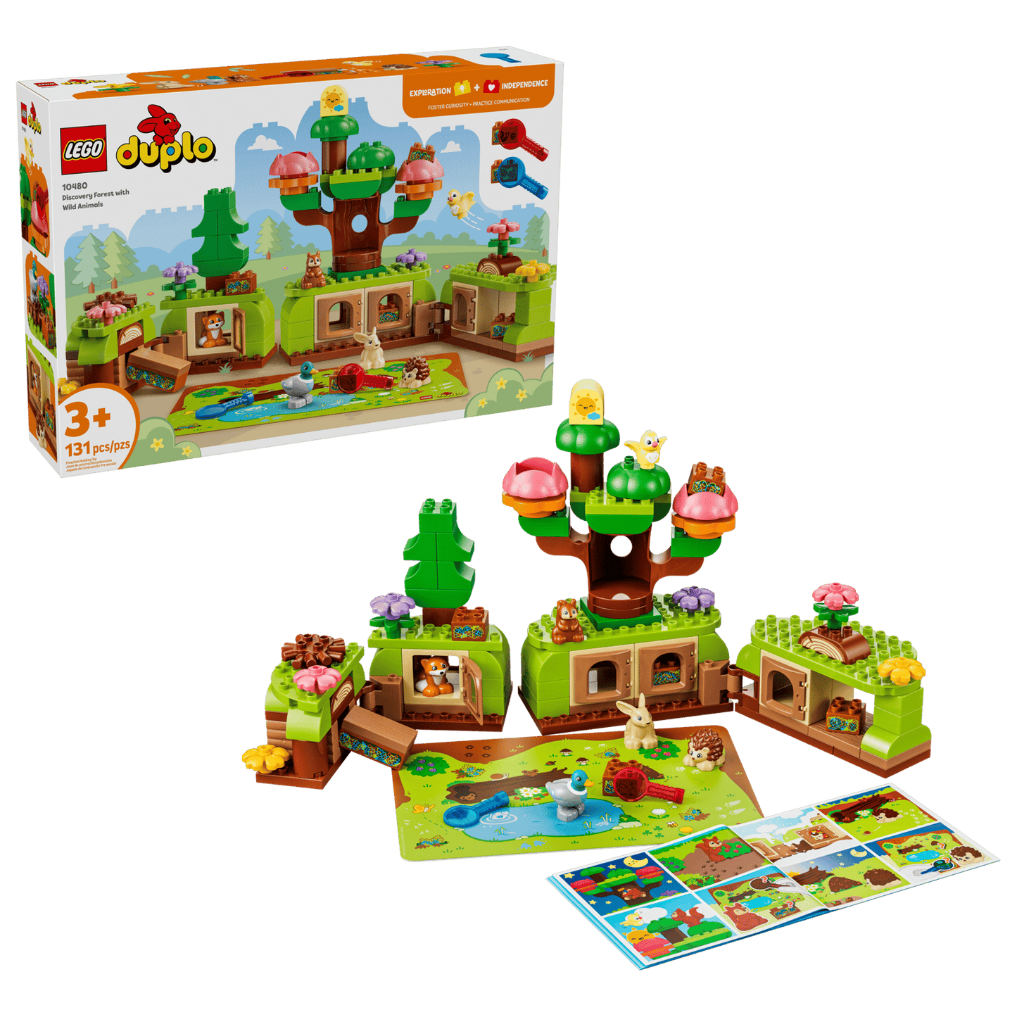 LEGO® DUPLO® Town Discovery Forest with Wild Animals 10480