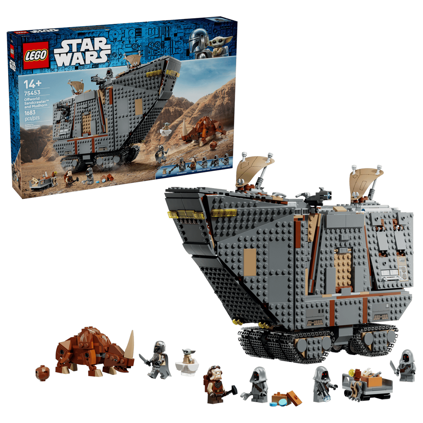 LEGO® Star Wars™ Offworld Sandcrawler™ and Mudhorn 75453