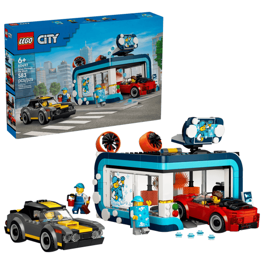 PREORDER NOW! LEGO® City Drive-Through Car Wash 60497