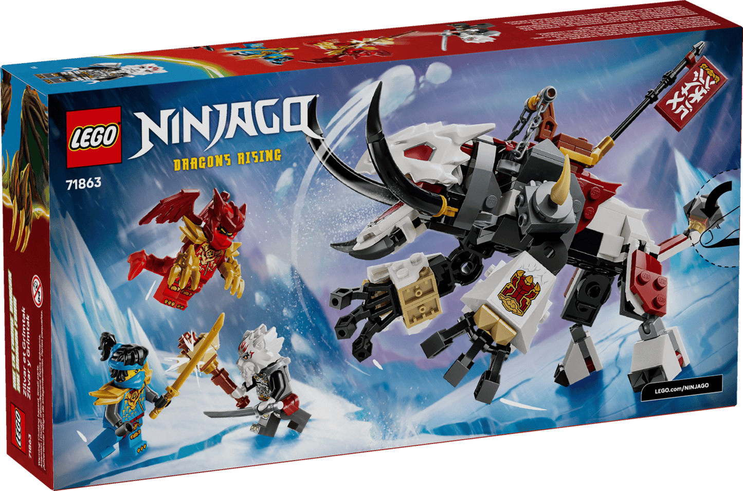 LEGO® Ninjago® Zilvar and Grimtak the Dragon Beast 71863
