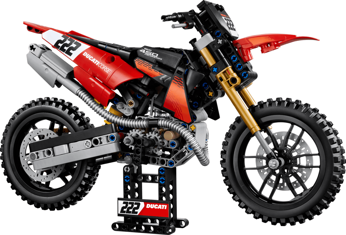 LEGO® Technic Ducati Desmo450 MX Factory Motorcycle 42238