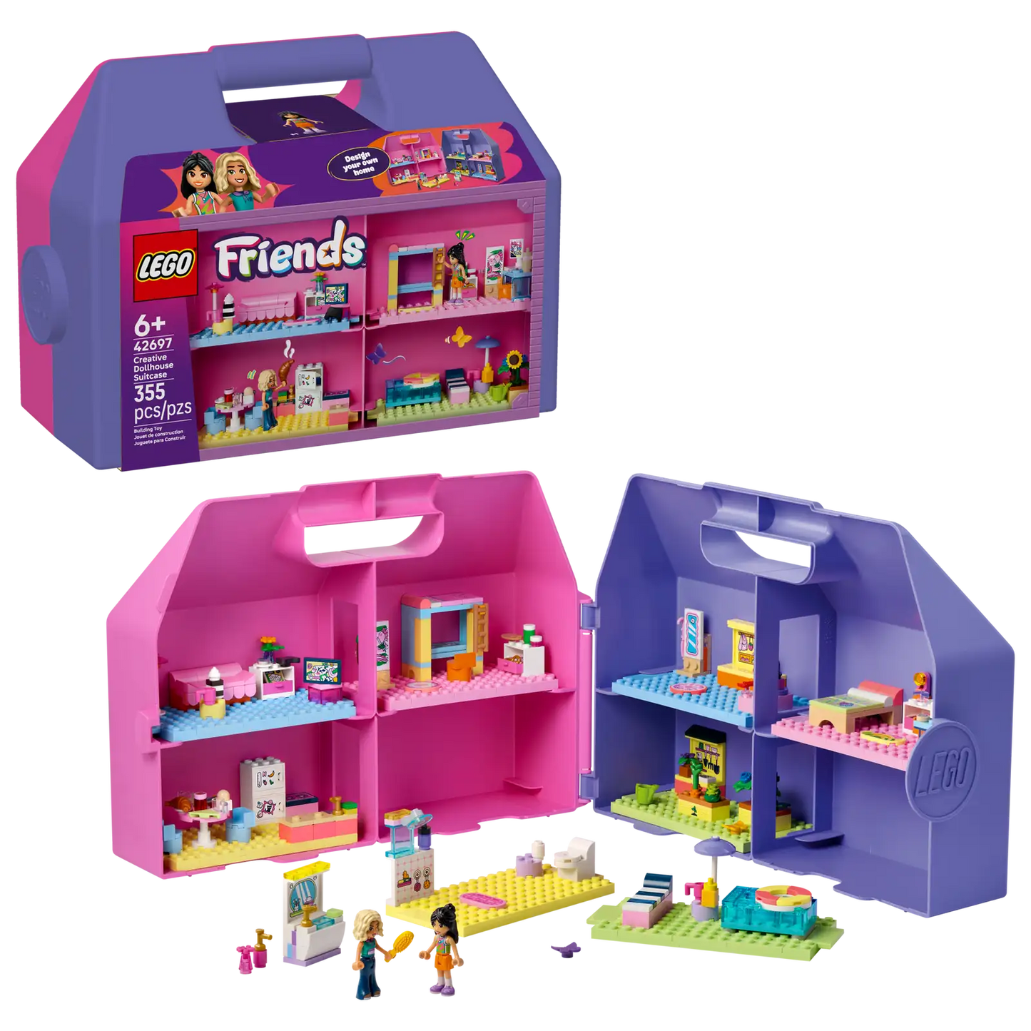 RETURNING SOON! LEGO® Friends Creative Dollhouse Suitcase 42697