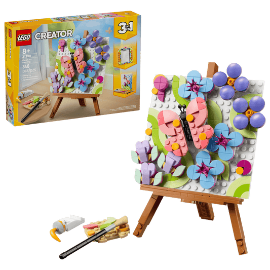 PREORDER NOW! LEGO® Creator Floral Art Decor Painting 31390