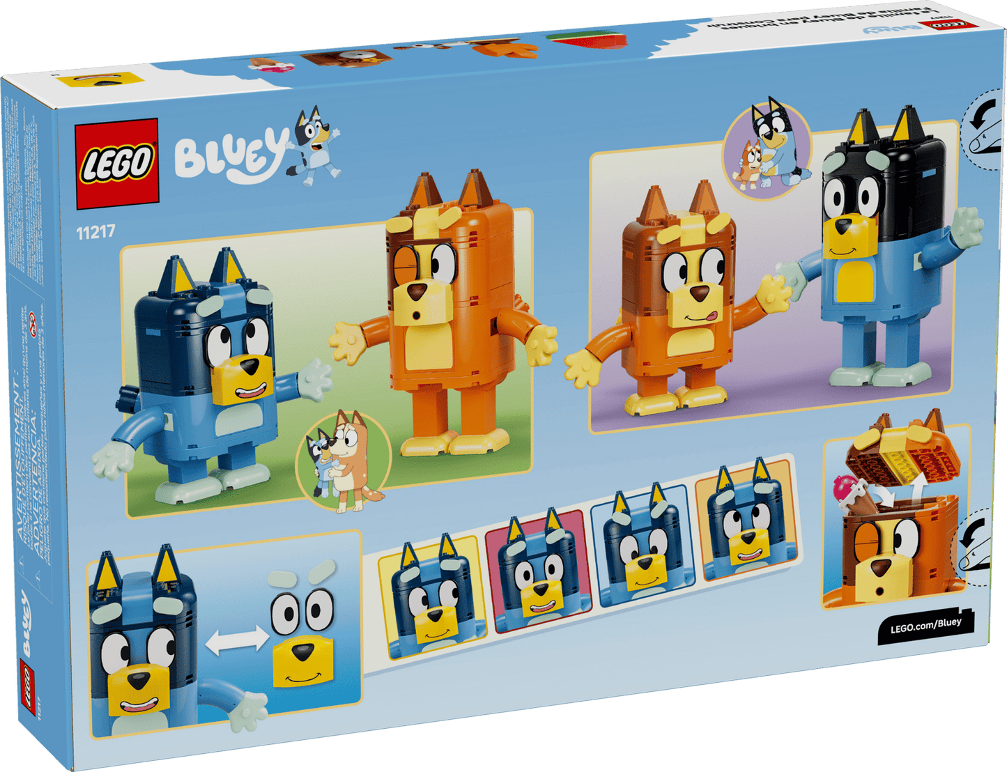 LEGO® Bluey Brick-Built Bluey Family 11217