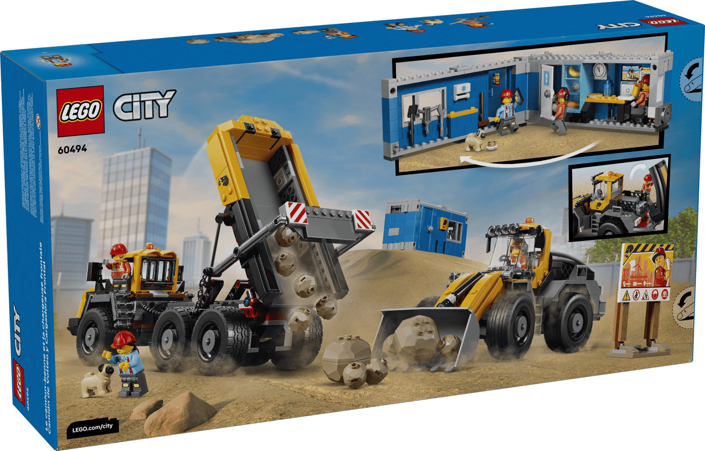 LEGO® City Big Vehicles Dump Truck & Front End Loader 60494