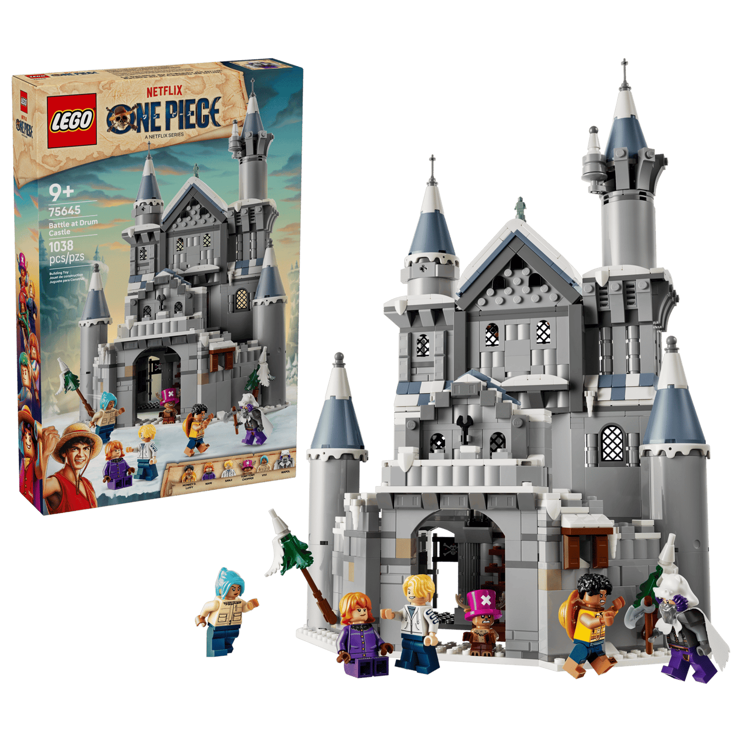 LEGO® ONE PIECE Battle at Drum Castle 75645