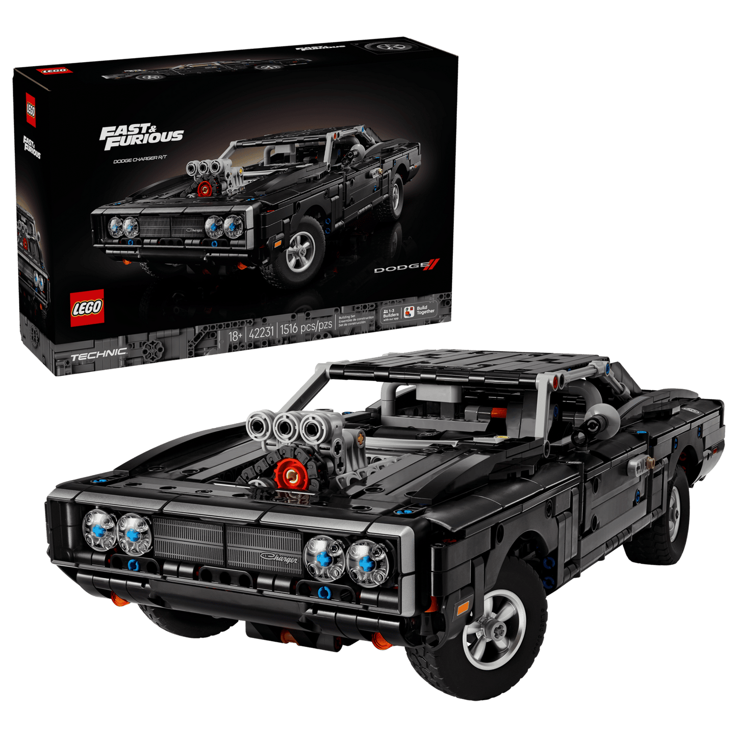LEGO® Technic Fast and Furious Dodge Charger R/T Car 42231