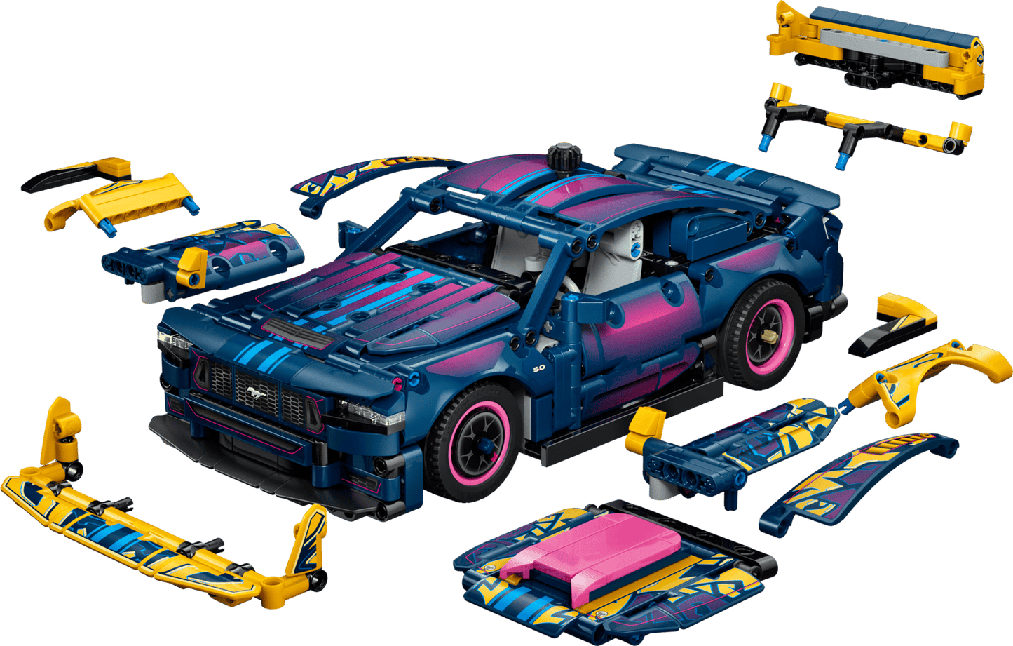 LEGO® Technic Custom Garage Ford Mustang GT Car 42236