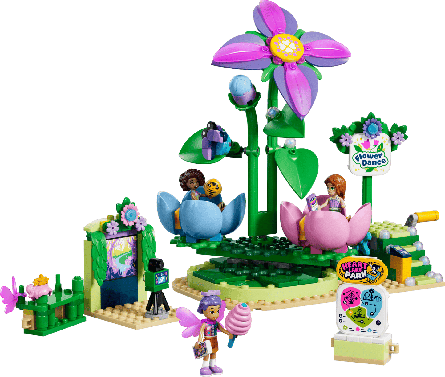 LEGO® Friends Spinning Flower & Fairy Teacup Ride 42702