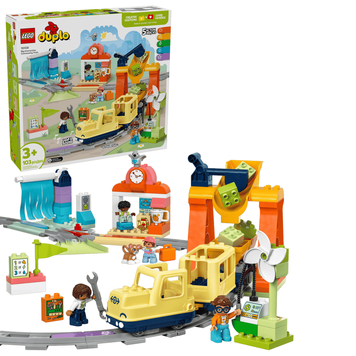 LEGO® DUPLO® Big Interactive Community Train 10428