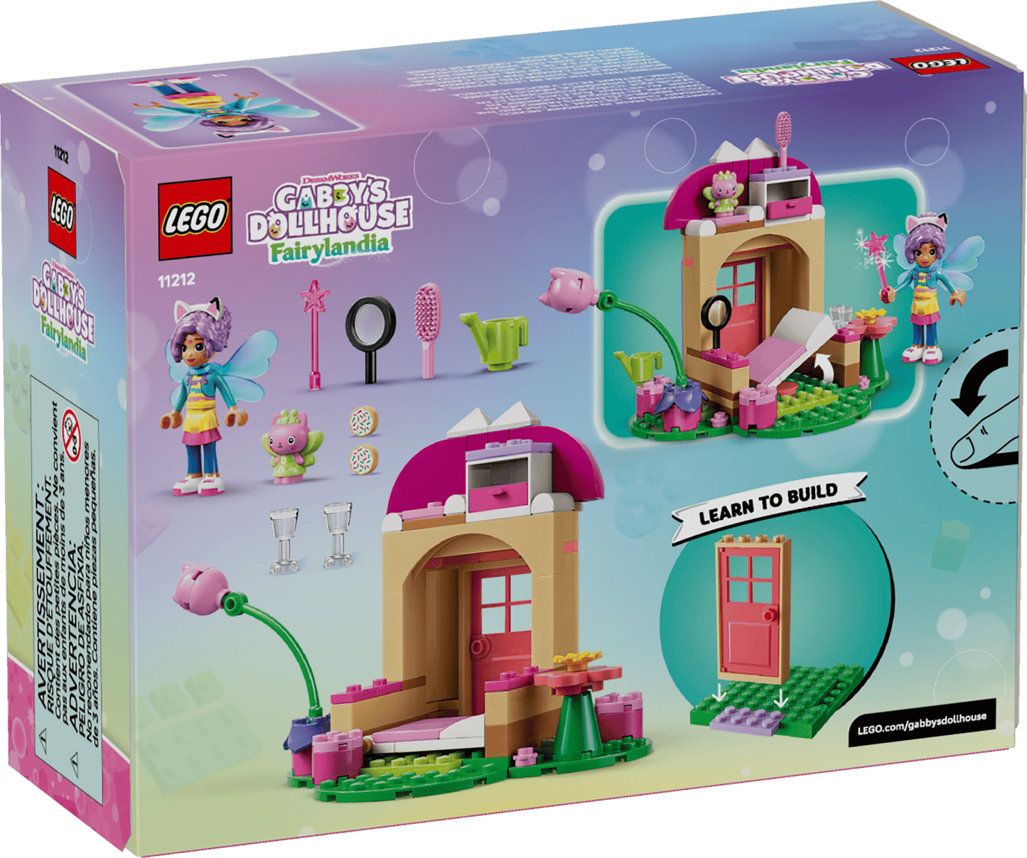 LEGO® Gabby's Dollhouse Kitty Fairy's Garden House 11212