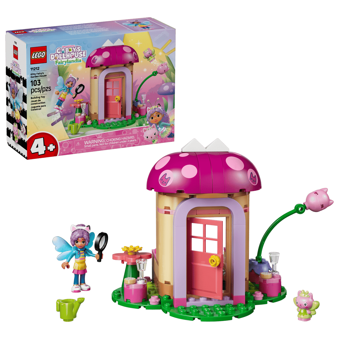 LEGO® Gabby's Dollhouse Kitty Fairy's Garden House 11212
