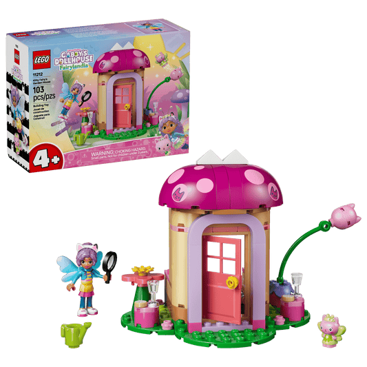 PREORDER NOW! LEGO® Gabby's Dollhouse Kitty Fairy's Garden House 11212