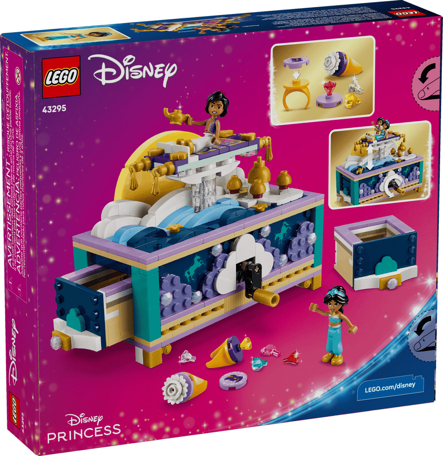 LEGO® Disney™ Princess Jasmine's Jewelry Box 43295