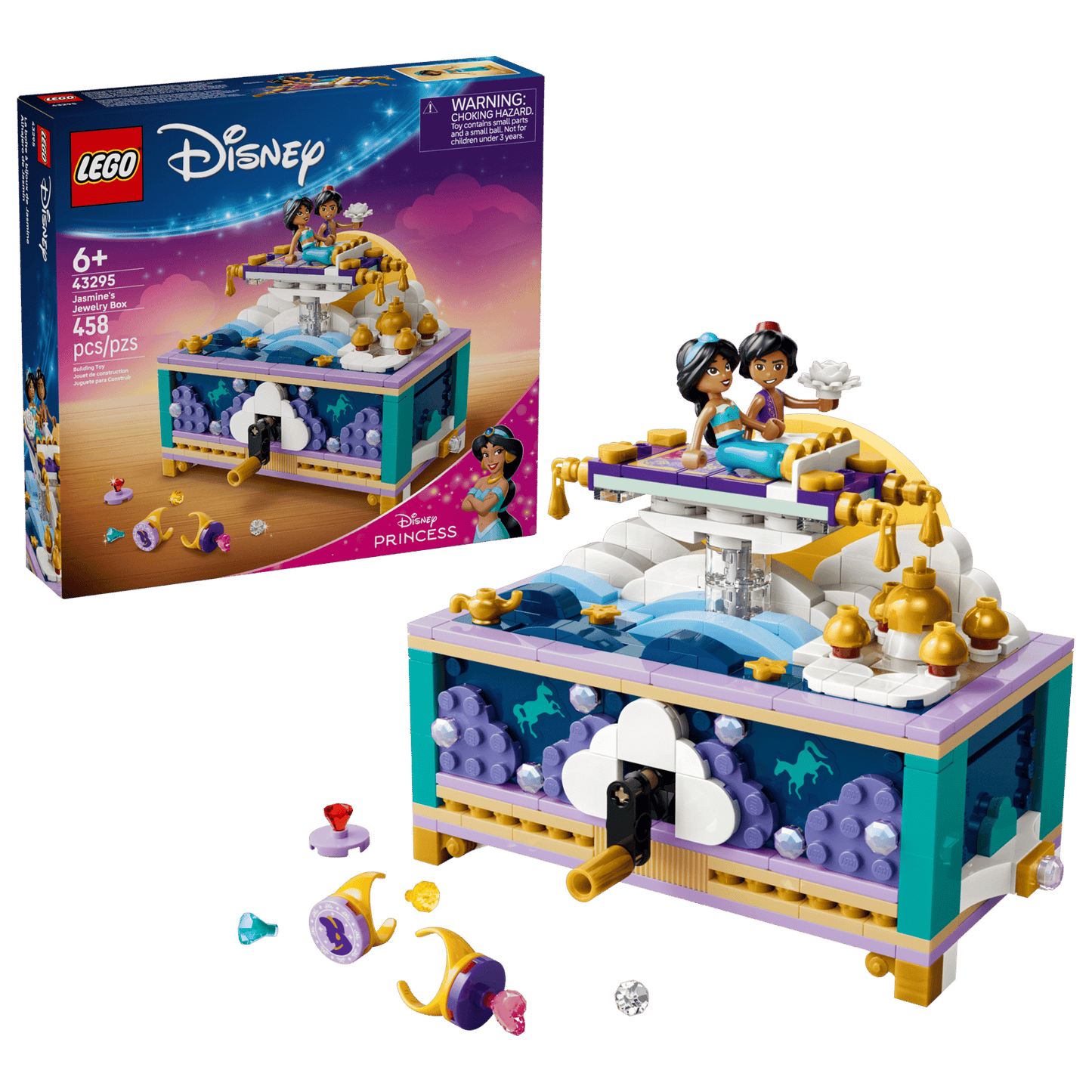 LEGO® Disney™ Princess Jasmine's Jewelry Box 43295