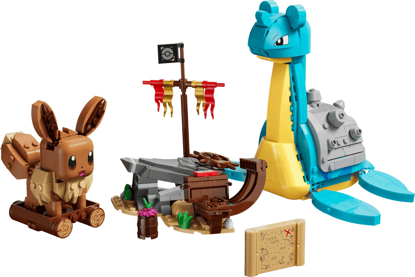 LEGO® Pokémon SMART Play Eevee and Lapras's Treasure Hunt 72162