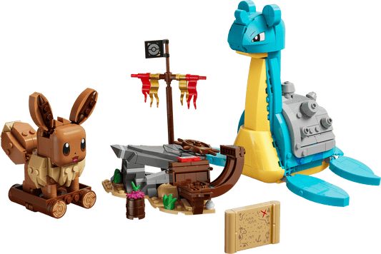 LEGO® Pokémon SMART Play Eevee and Lapras's Treasure Hunt 72162