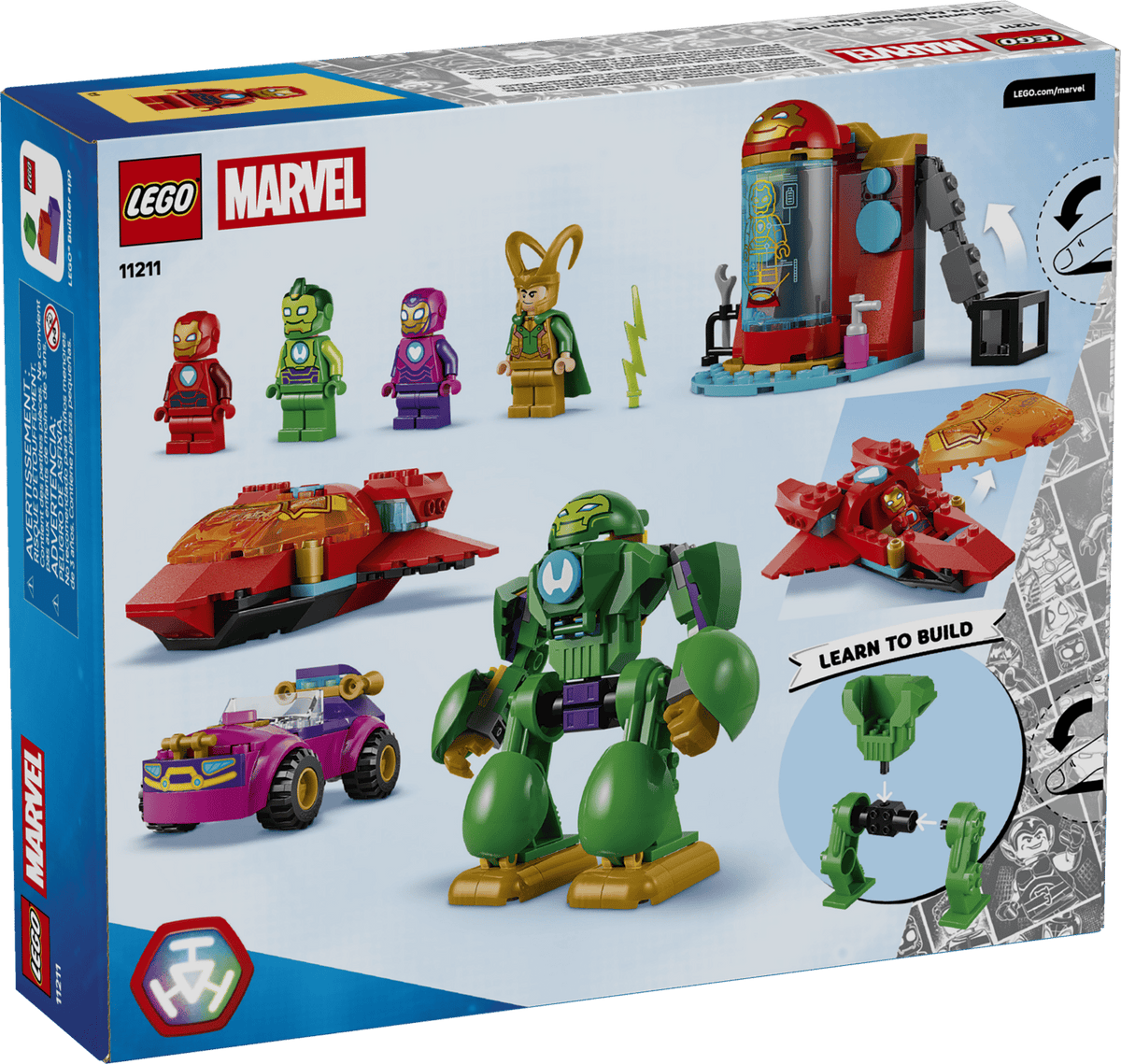 LEGO® Disney Junior Marvel Loki vs. Team Iron Man 11211