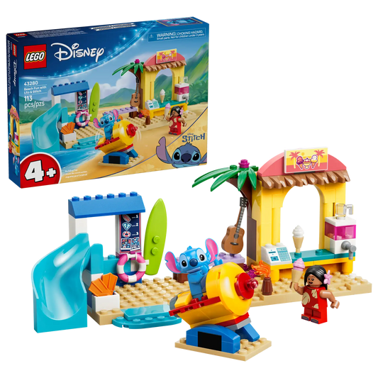 LEGO® Disney™ Classic Beach Fun with Lilo & Stitch 43280