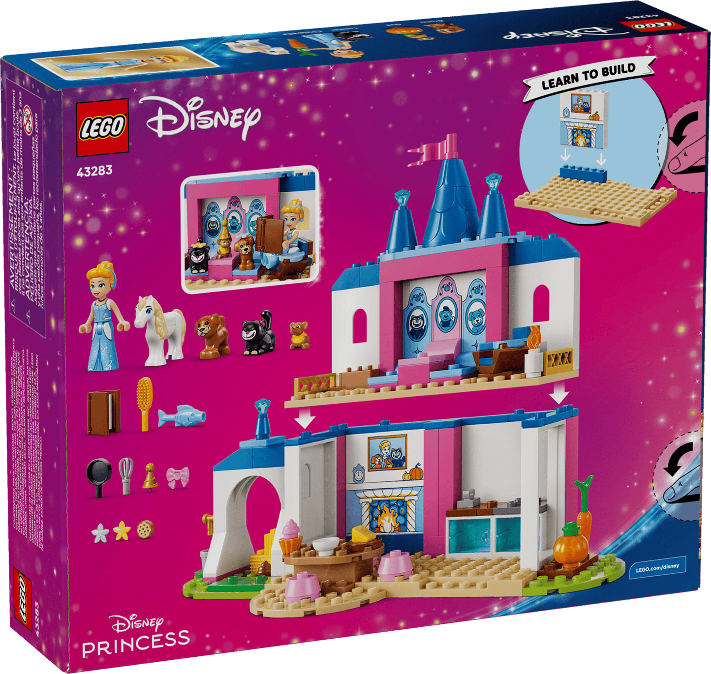 LEGO® Disney™ Princess Cinderella Animal Friends Castle 43283