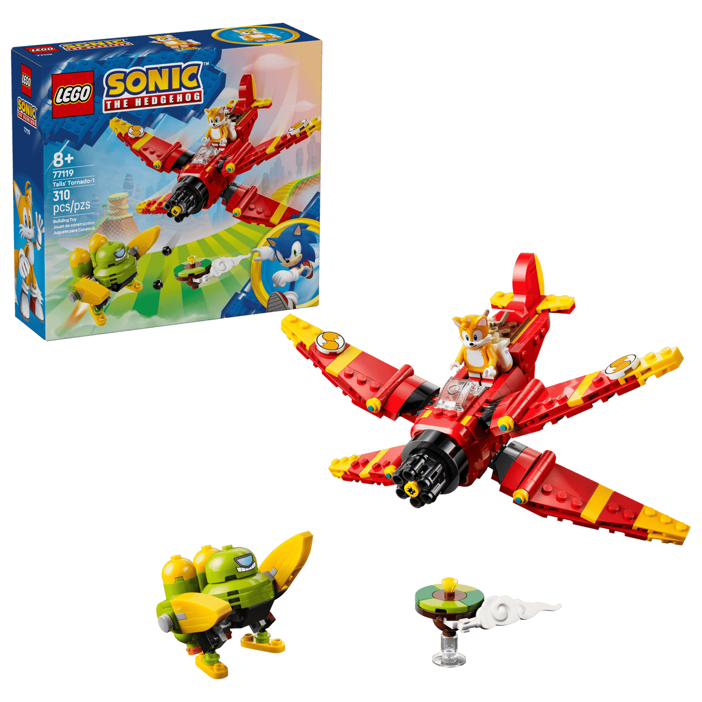 LEGO® Sonic the Hedgehog™ Sonic Tails' Tornado-1 77119