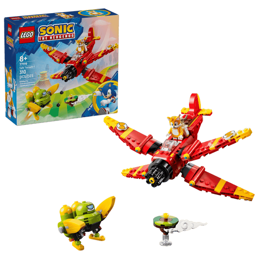 PREORDER NOW! LEGO® Sonic the Hedgehog™ Sonic Tails' Tornado-1 77119