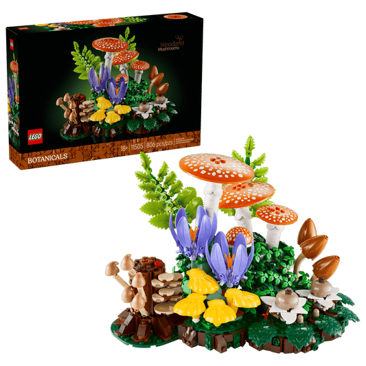 PREORDER NOW! LEGO® Botanicals Woodland Mushrooms 11505