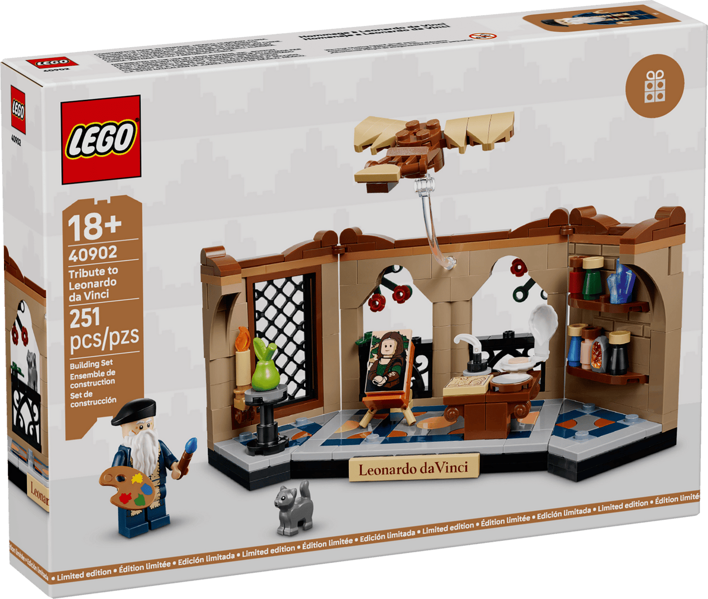 LEGO® Tribute to Leonardo da Vinci 40902 (Retired)