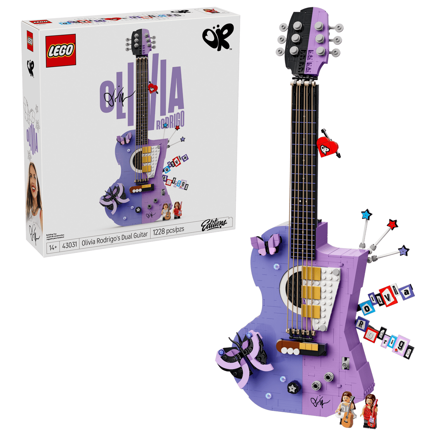 LEGO® Editions Music Olivia Rodrigo's Dual Guitar 43031