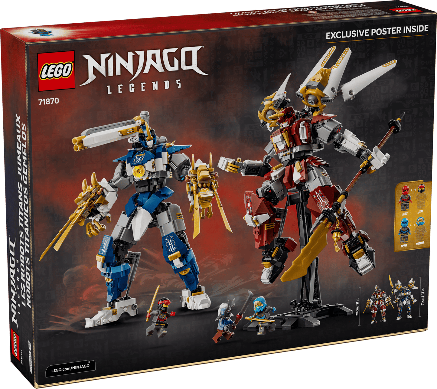 LEGO® Ninjago® The Twin Titan Mechs 71870