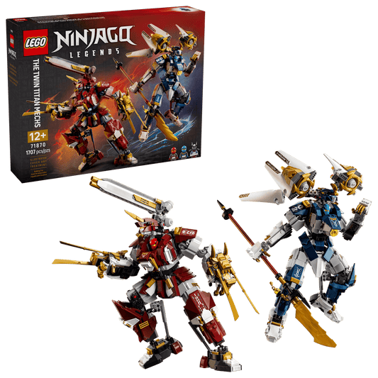 PREORDER NOW! LEGO® Ninjago® The Twin Titan Mechs 71870